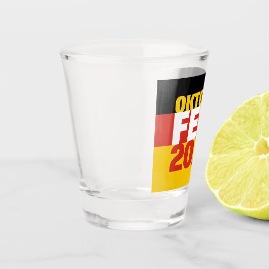 Oktoberfest Octoberfest Duitse vlag Shot Glas (Links)