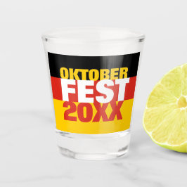 Oktoberfest Octoberfest Duitse vlag Shot Glas