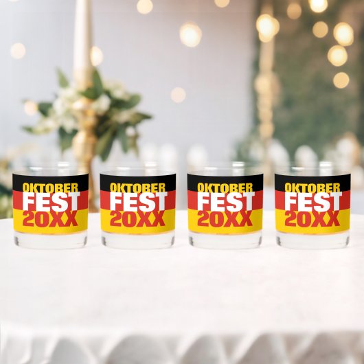 Oktoberfest Octoberfest Duitse vlag Whisky Glas (Insitu (Huwelijk))