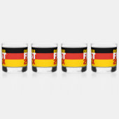 Oktoberfest Octoberfest Duitse vlag Whisky Glas (Links)
