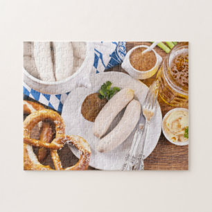 Oktoberfest ontbijt legpuzzel