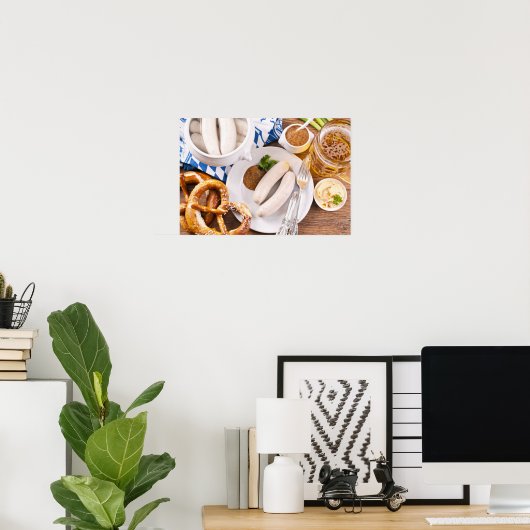 Oktoberfest ontbijt poster (Thuiskantoor)