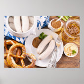 Oktoberfest ontbijt poster (Voorkant)