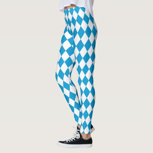 Oktoberfest Outfit Bayern Blue and White Leggings (Links)