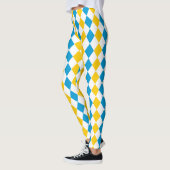 Oktoberfest Outfit Bayern Blue Yellow and White Leggings (Links)