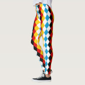 Oktoberfest Outfit Beiers en Duitse vlag Leggings (Links)