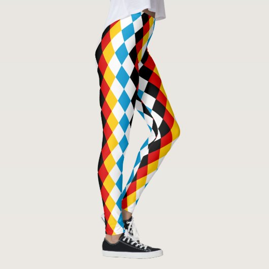 Oktoberfest Outfit Beiers en Duitse vlag Leggings (Rechts)