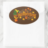 Oktoberfest  ovale sticker (Tas)