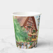 Oktoberfest Papieren Bekers (Achterkant)