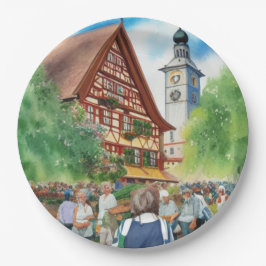 Oktoberfest Papieren Bordje