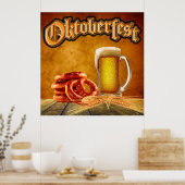 Oktoberfest Party Art Poster (Keuken)