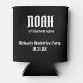 Oktoberfest Party Ideeën | Gepersonaliseerde bier Blikjeskoeler (Voorkant)