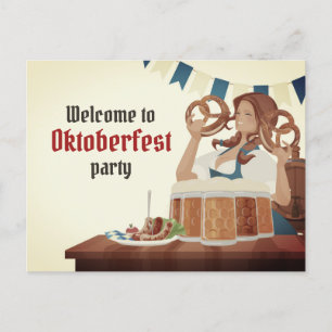Oktoberfest Party uitnodiging