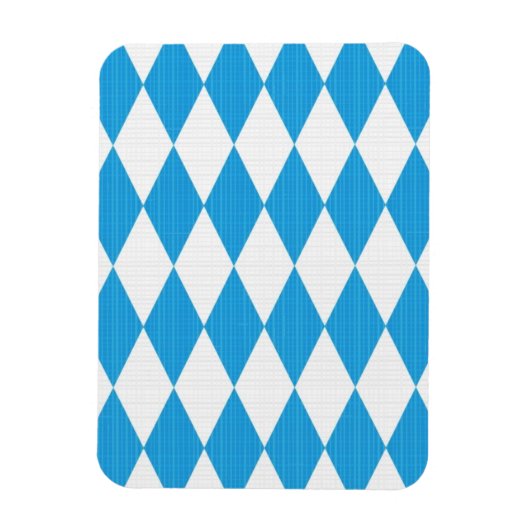 Oktoberfest patroon met weefselstructuur magneet (Verticaal)