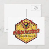 Oktoberfest - Pentagon Design Briefkaart (Voorkant / Achterkant)