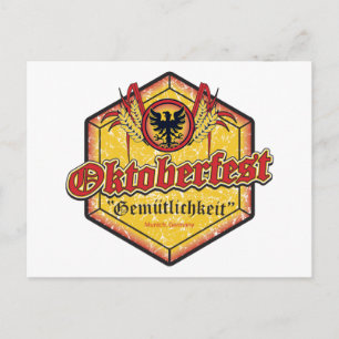 Oktoberfest - Pentagon Design Briefkaart
