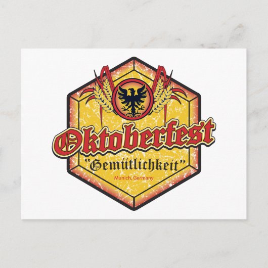 Oktoberfest - Pentagon Design Briefkaart (Voorkant)