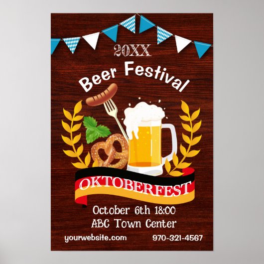 Oktoberfest Poster (Voorkant)
