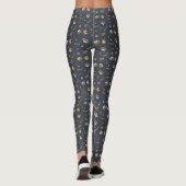 Oktoberfest Pretzel Beer Festival Blue Leggings (Achterkant)