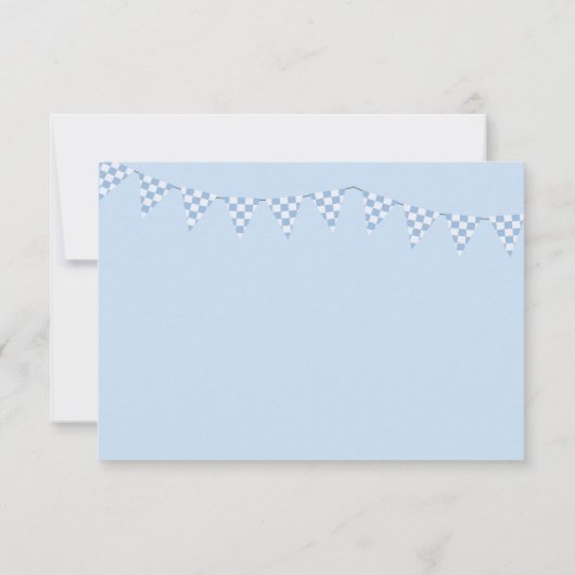 Oktoberfest Pretzel Danke bedankje Kaart (Achterkant)