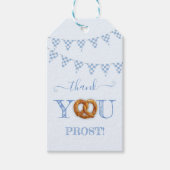 Oktoberfest Pretzel Danke Bedankt Cadeaulabel (Voorkant)