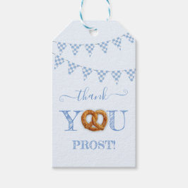 Oktoberfest Pretzel Danke Bedankt Cadeaulabel