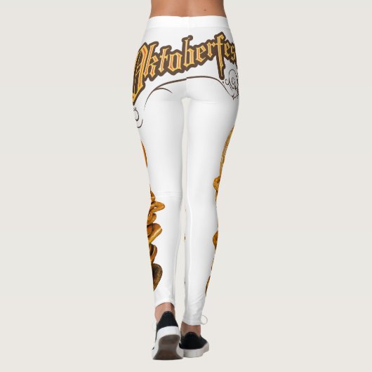 Oktoberfest Pretzel Leggings (Achterkant)