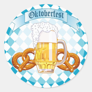 Oktoberfest Pretzels & Bier Ronde Sticker