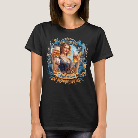 Oktoberfest Princess T-shirt (Voorkant)