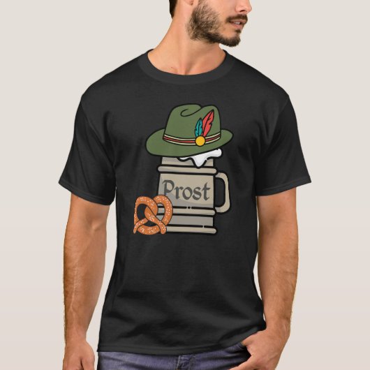 Oktoberfest Prost Stein T-shirt (Voorkant)