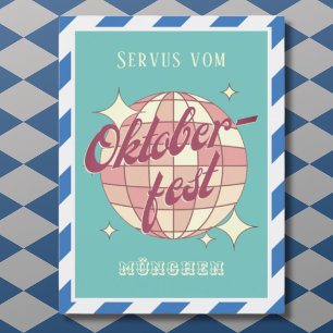 Oktoberfest Retro  Briefkaart