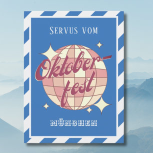 Oktoberfest Retro  Briefkaart