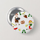Oktoberfest Ronde Button 5,7 Cm (Voorkant /achterkant)