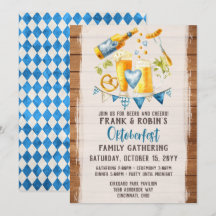 Oktoberfest Rurale Beierse Bier Aangepaste Feestna