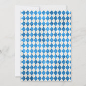 Oktoberfest Rustic Bavarian Beer Custom Party Name Kaart (Achterkant)