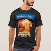 Oktoberfest Schitzengiggle Squad Grappige Duitse B T-shirt (Voorkant)