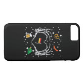 Oktoberfest Skeleton Hand Heart Flag Duits Case-Mate iPhone Case (Achterkant (Horizontaal))