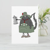 Oktoberfest Skunk Kaart (Staand voorkant)