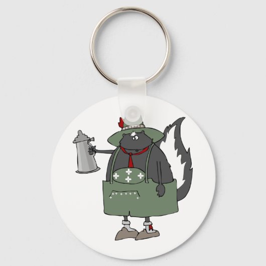 Oktoberfest Skunk Sleutelhanger (Achterkant)