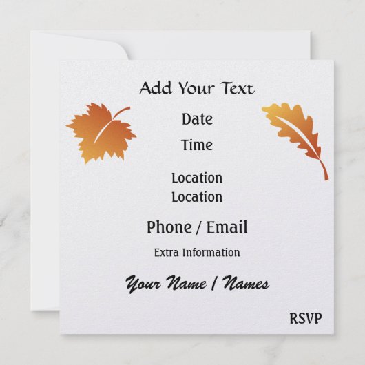 OKTOBERFEST - SRF KAART (Achterkant)