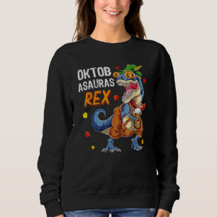 Oktoberfest T Rex Dinosaur Lederhosen Bavarian Cos Trui