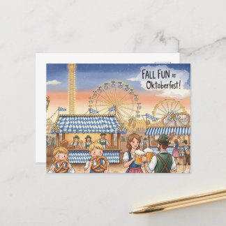 Oktoberfest Toast Briefkaart