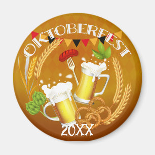 Oktoberfest Toasting Beer Magneet