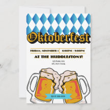 Oktoberfest Uitnodiging