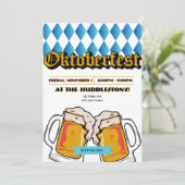 Oktoberfest Uitnodiging (Staand voorkant)