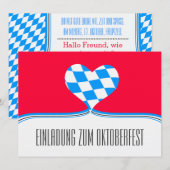 Oktoberfest Uitnodiging (Voorkant / Achterkant)