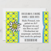Oktoberfest uitnodiging (Achterkant)