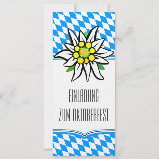 Oktoberfest Uitnodiging (Voorkant)