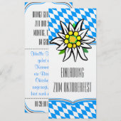 Oktoberfest Uitnodiging (Voorkant / Achterkant)