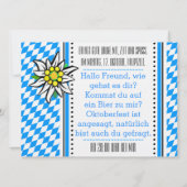 Oktoberfest uitnodiging (Achterkant)